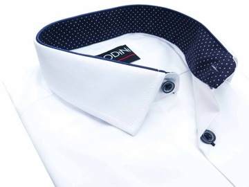 Biała koszula męska MODINI Y01 188-194 / 40-Slim