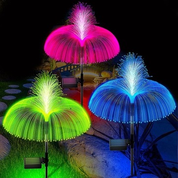 Słoneczna lampa meduzy światłowodowej