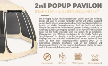 САДОВЫЙ ПАВИЛЬОН 2в1 PopUp 12ФТОВ ПВХ