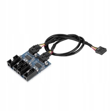 9-PINOWY PRZEDŁUŻACZ USB MĘSKI 1 DO 4 ŻEŃSKICH