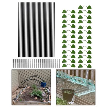 Садовые обручи для грядок Садовый инвентарь Обручи для садовых туннелей 30 шт.