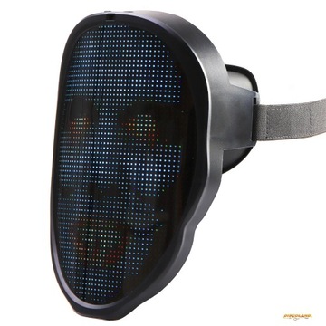 Светодиодная маска для лица, программируемый Bluetooth, 45 режимов отображения