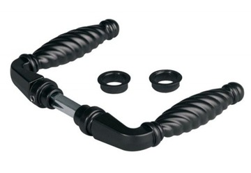 KLAMKA OZDOBNA ZNALOWA CZARNA LOCINOX