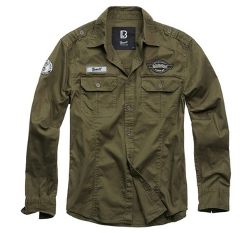 Koszula BRANDIT Luis Vintageshirt olive M