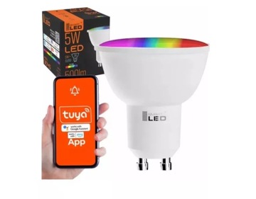 ЛАМПА SMARTLED RGB GU10 500LM