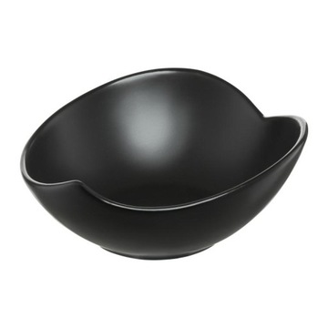 Ambition Salsa czarna salaterka miseczka liść 15cm