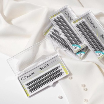 KĘPKI RZĘSY CLAVIER BeDU2O skręt B - 8 mm