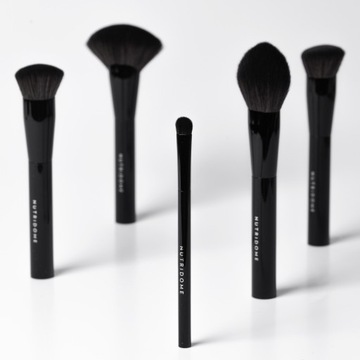 Двусторонняя кисть для хны для бровей, скошенная кисть, синтетическая щетина.