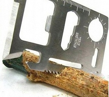 KARTA PRZETRWANIA PRZEŻYCIA SURVIVAL 11w1 ETUI NÓŻ