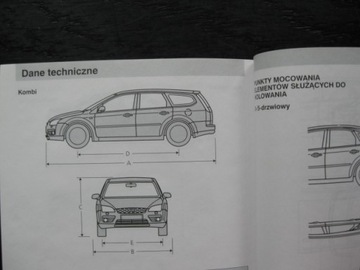 FORD FOCUS II 2004-2008 Руководство пользователя на польском языке + Руководство по аудиомагнитоле