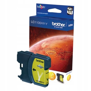 TUSZ ORYGINAŁ BROTHER LC1100HY-Y YELLOW LC1100