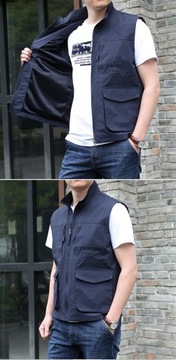 Весенняя и осенняя верхняя одежда с множеством карманов Fi