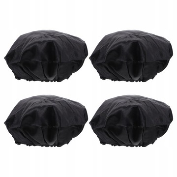 Атласный чепчик для сна для женщин, принадлежности для ванной, 4 шт.