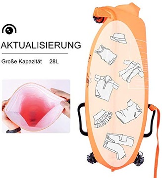 ВОДОНЕПРОНИЦАЕМАЯ СУМКА WANDERLIFE 28 л, максимальная вместимость 9 кг