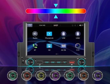 АВТОМОБИЛЬНЫЙ РАДИО 1 DIN USB СЕНСОРНЫЙ CARPLAY