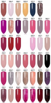 15x LA'KIER Lakier hybrydowy baza top + KUFEREK