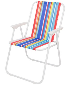 Leżak Turystyczny Plażowe Krzesło Fotel Składany