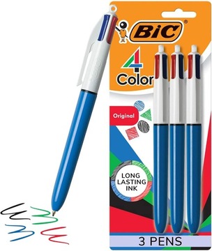 Długopis wielokolorowy BIC 982866 9 sztuk