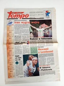 Tempo 23 VI 1998 nr 120 MŚ Francja World Cup France 98 Gołota / Lewis