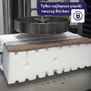 Rucken Materac dla dziecka PIANKA-KOKOS Rücken Nat