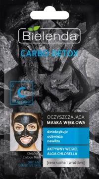 BIELENDA CARBO DETOX MASECZKA CERA SUCHA WRAŻLIWA