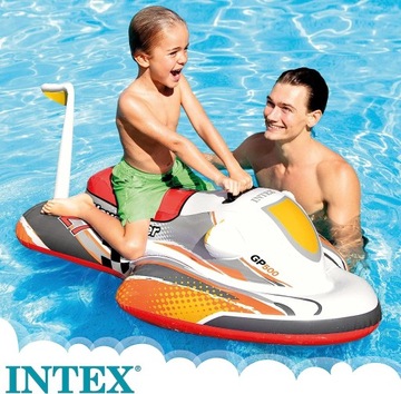 Матрас Intex Моторная лодка для бассейна ПОВРЕЖДЕНА