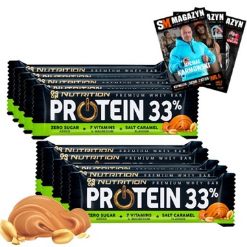 GO ON NUTRITION PROTEIN BAR 33% BATON BIAŁKO 11szt