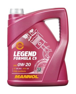 OLEJ MANNOL 7921 0W-20 Legend Formula C5 5L API SP + GRATIS
