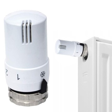 GŁOWICA TERMOSTATYCZNA M30x1.5 DO GRZEJNIKA BIAŁA