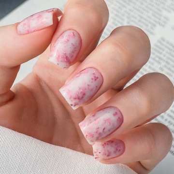 NaiLac Baza kauczukowa do paznokci z folią drobinami Glammy Base 7ml WYBÓR