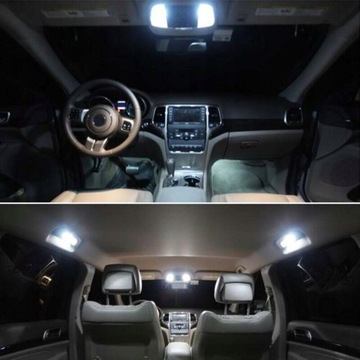 Белая светодиодная фара для Jeep Grand Cherokee WJ