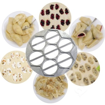 МЕТАЛЛИЧЕСКАЯ ФОРМА ДЛЯ ПЕЛЬМЕНЕЙ, УШИ ВАРЬЕГИ, 14 шт, НОЖКА №28