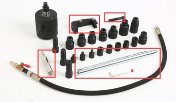 Пневматический вибрационный съемник форсунок макс.