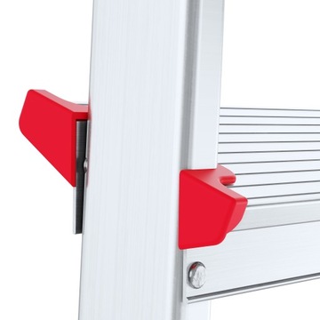 Лестница бытовая алюминиевая 4-ступенчатая с полкой BAULICH, продукт ПОЛЬША