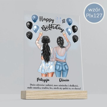 Подарок на акриловом стекле - другу.