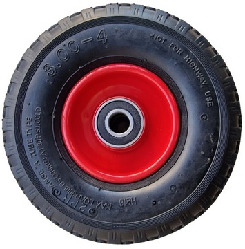 Koło kółko fi 260 mm do taczki wózka pompowane otwór w piaście 20 mm