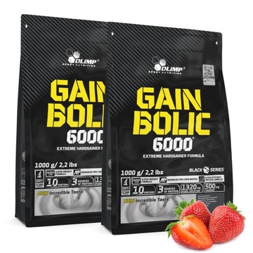 OLIMP GAIN BOLIC 6000 2000g GAINER BIAŁKO WPC