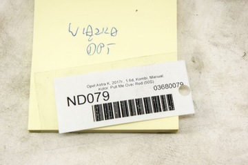 ND079 OPEL ASTRA K MECHANIZMUS OKNO PRAVÝ ZADNÍ KOMBI