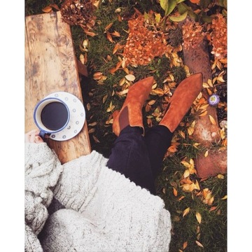 Керамическая чашка с блюдцем Фольклор, большая, для кофе, народного чая, 300 мл