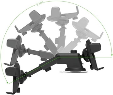 ПРОЧНЫЙ ДЕРЖАТЕЛЬ АВТОМОБИЛЬНОГО ТЕЛЕФОНА ДЛЯ ОКНА КОКПИТЫ