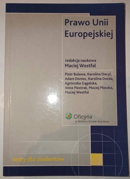 PRAWO UNII EUROPEJSKIEJ M. Westfal