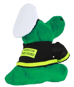 Талисман-крокодил Инспектор дорожного транспорта ITD Безопасно на дороге!