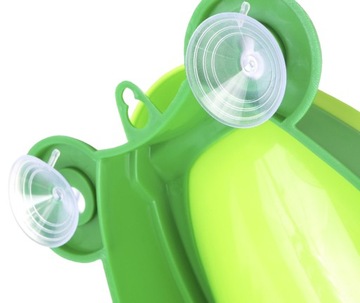 Писсуар-лягушка для мальчиков с горшком на присосках