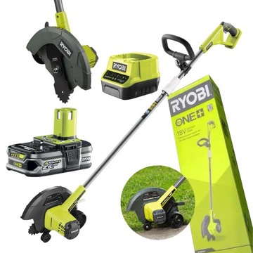 АККУМУЛЯТОРНАЯ КРОВАТЬ RYOBI 22 см ДЛЯ КРОМКИ ГАЗОНА 18 В RY18EGA 2,5 Ач