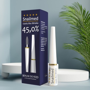 Натуральный кондиционер для ресниц 4 мл слизь улитки, Snailmed