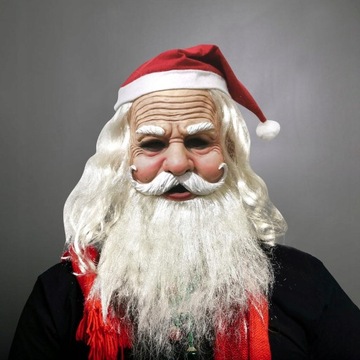 MASKA ŚW.MIKOŁAJA ŚWIĘTA MIKOŁAJ STRÓJ PREZENTY