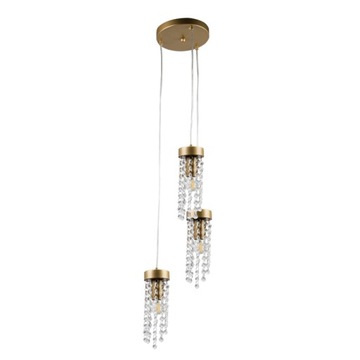 Lampa WISZĄCA Sufitowa GLAMOUR KRYSZTAŁKI ZWIS