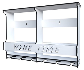 ПОДВЕСНАЯ ПОЛКА ДЛЯ ВИНА НА 6 БУТЫЛОК