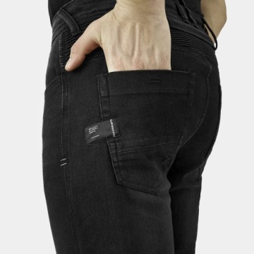 Мужские мотоциклетные джинсы SHIMA ZENITH BLACK GRATIS
