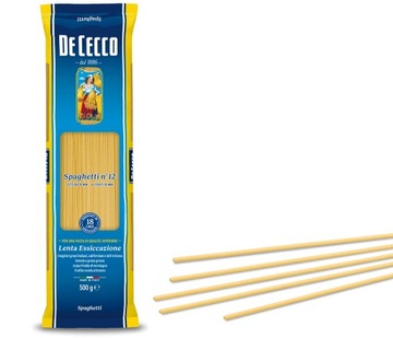 MAKARON SPAGHETTI N12 De Cecco 500G PASTA